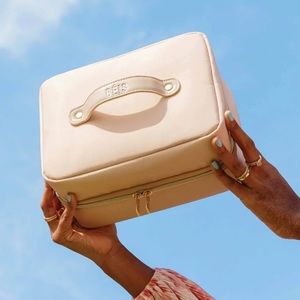 BEIS Hanging Cosmetic Case in Beige